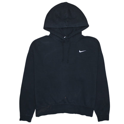 Womens UK Size L Nike Black Pullover Hoodie