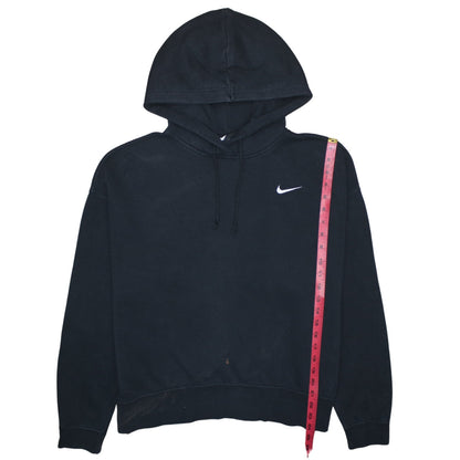 Womens UK Size L Nike Black Pullover Hoodie