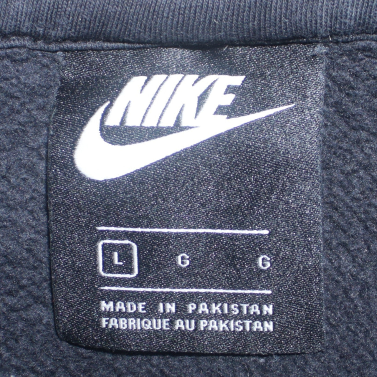 Womens UK Size L Nike Black Pullover Hoodie