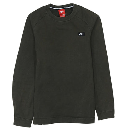 Mens UK Size XS Nike Green Pullover Sweatshirt