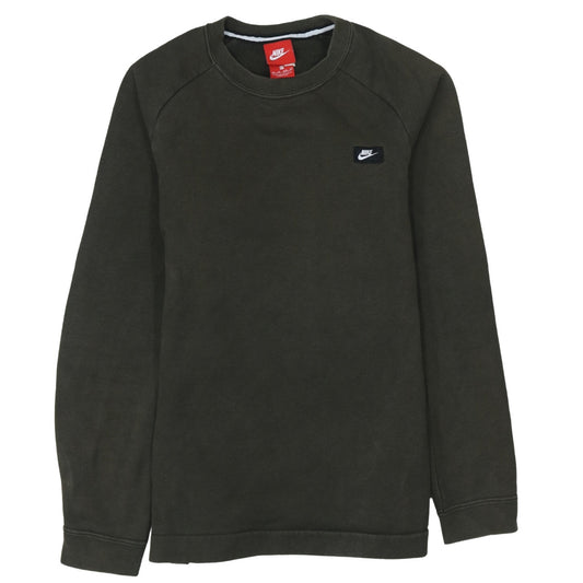 Mens UK Size XS Nike Green Pullover Sweatshirt