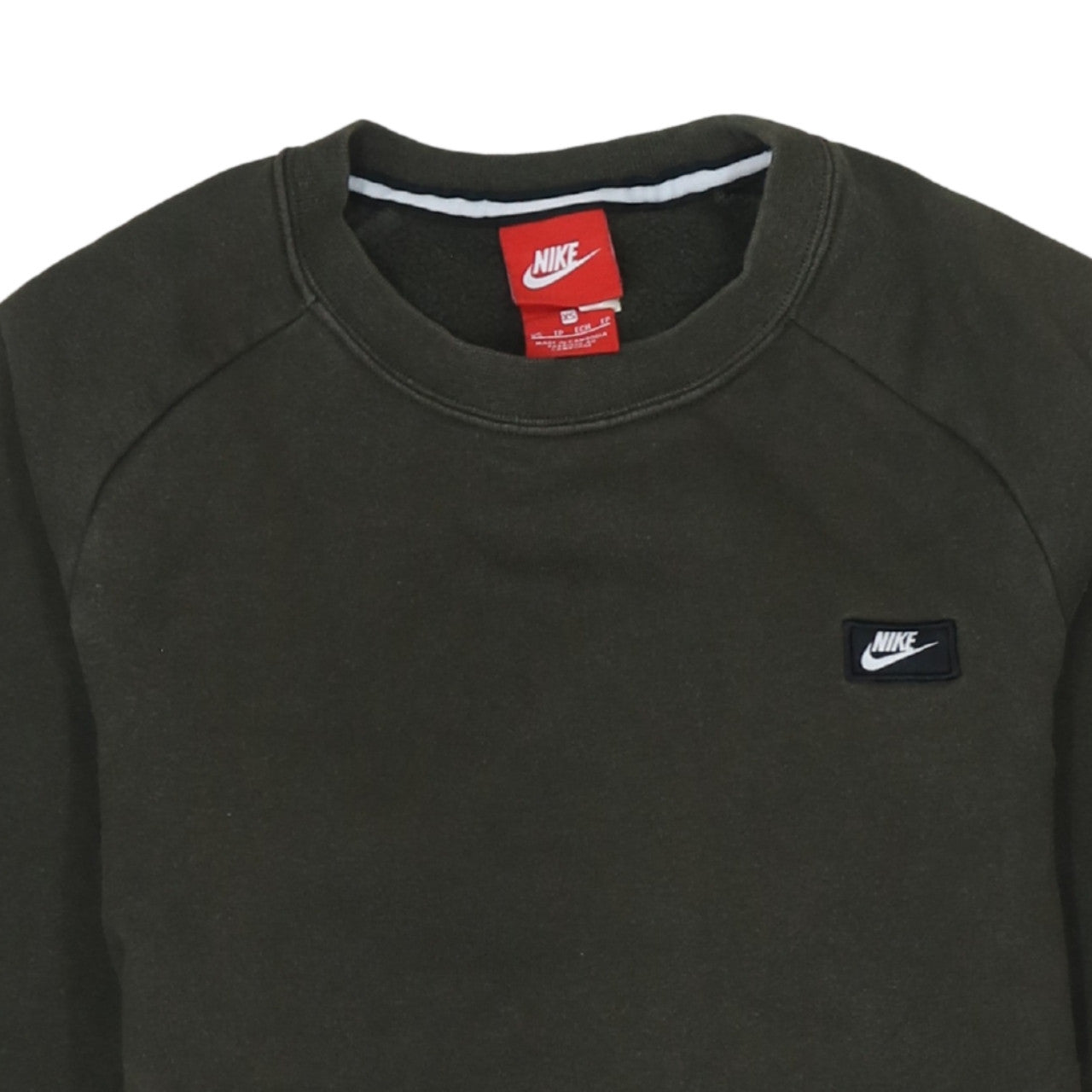 Mens UK Size XS Nike Green Pullover Sweatshirt