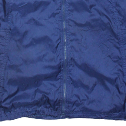 Womens UK Size L adidas Blue Windbreaker Coat