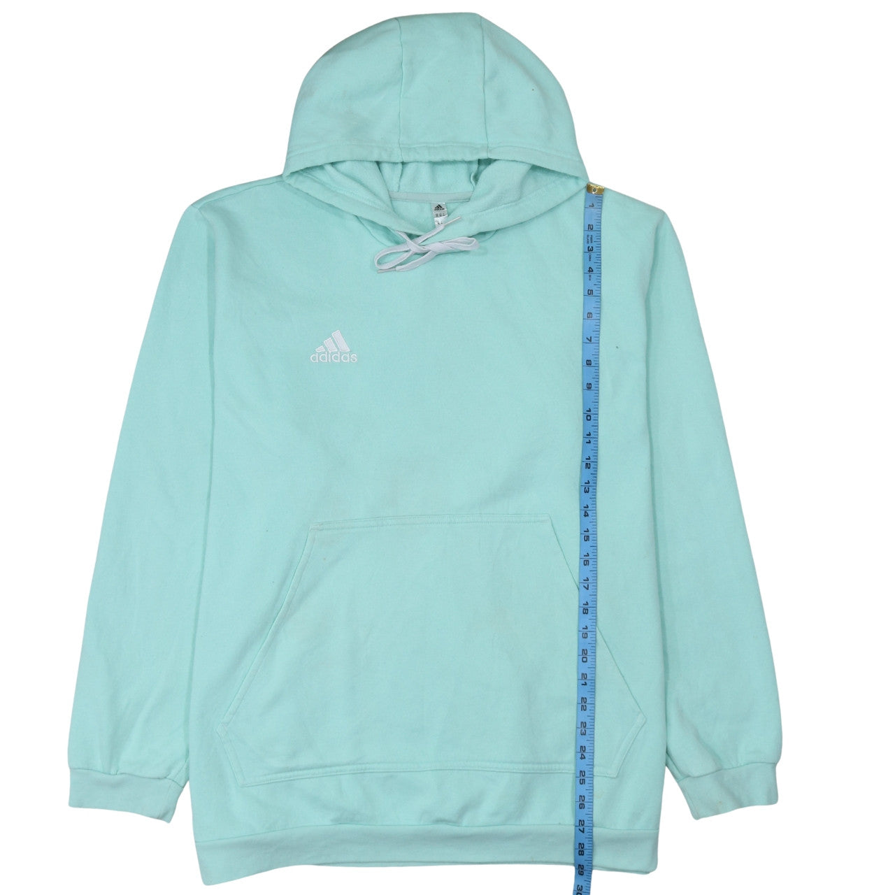 Womens UK Size 2XL adidas Blue Pullover Hoodie