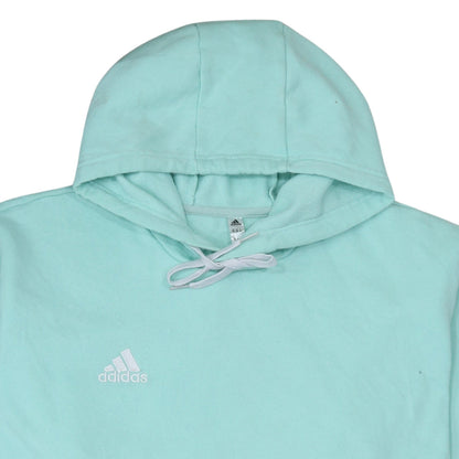 Womens UK Size 2XL adidas Blue Pullover Hoodie