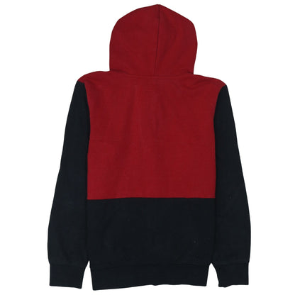 Jordan Boys Red Black Full Zip Hoodie Fleece Jacket XL Colourblock