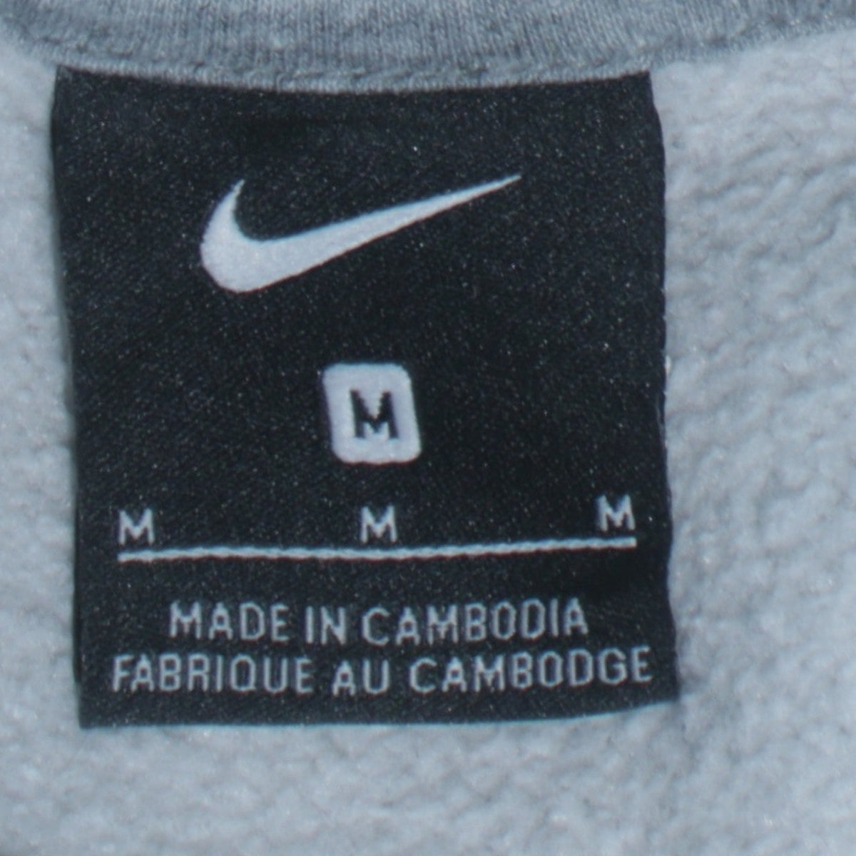 Mens UK Size M Nike Grey Pullover Sweatshirt