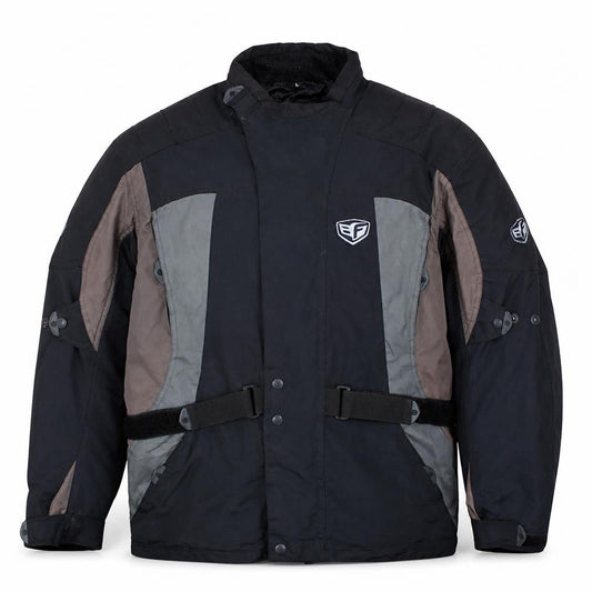 Mens UK Size L EF Motorcycle Hardwear Black Motorcycle Jacket