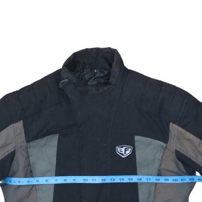 Mens UK Size L EF Motorcycle Hardwear Black Motorcycle Jacket