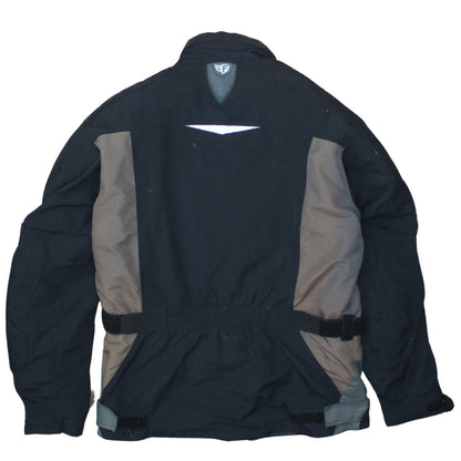 Mens UK Size L EF Motorcycle Hardwear Black Motorcycle Jacket