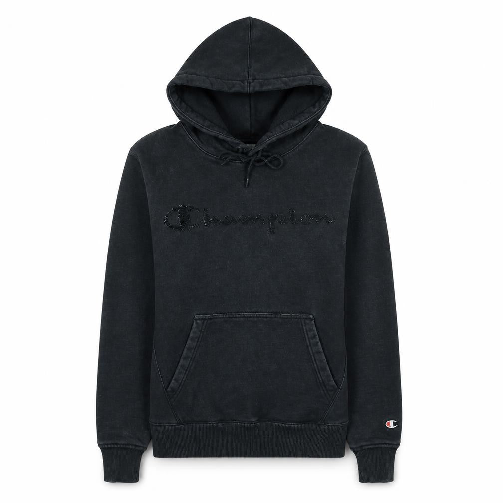 Womens UK Size S Champion Black Pullover Hoodie