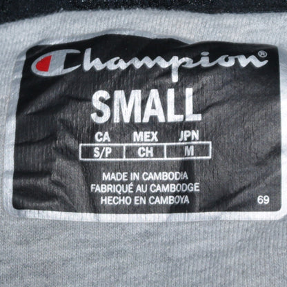Womens UK Size S Champion Black Pullover Hoodie