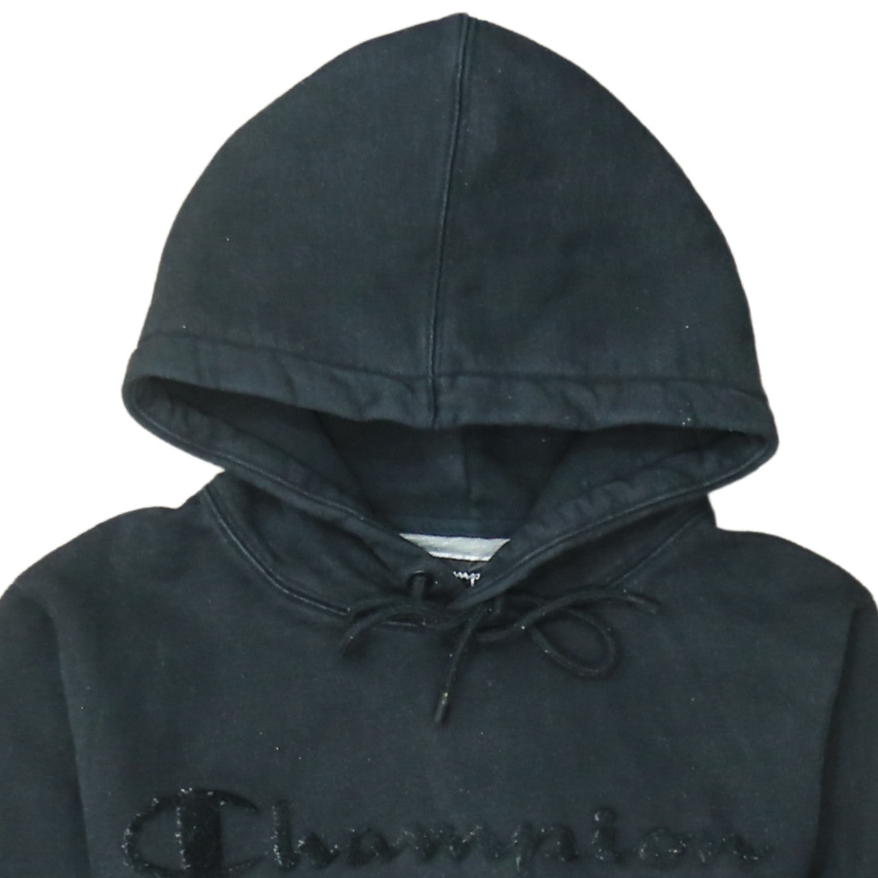 Womens UK Size S Champion Black Pullover Hoodie
