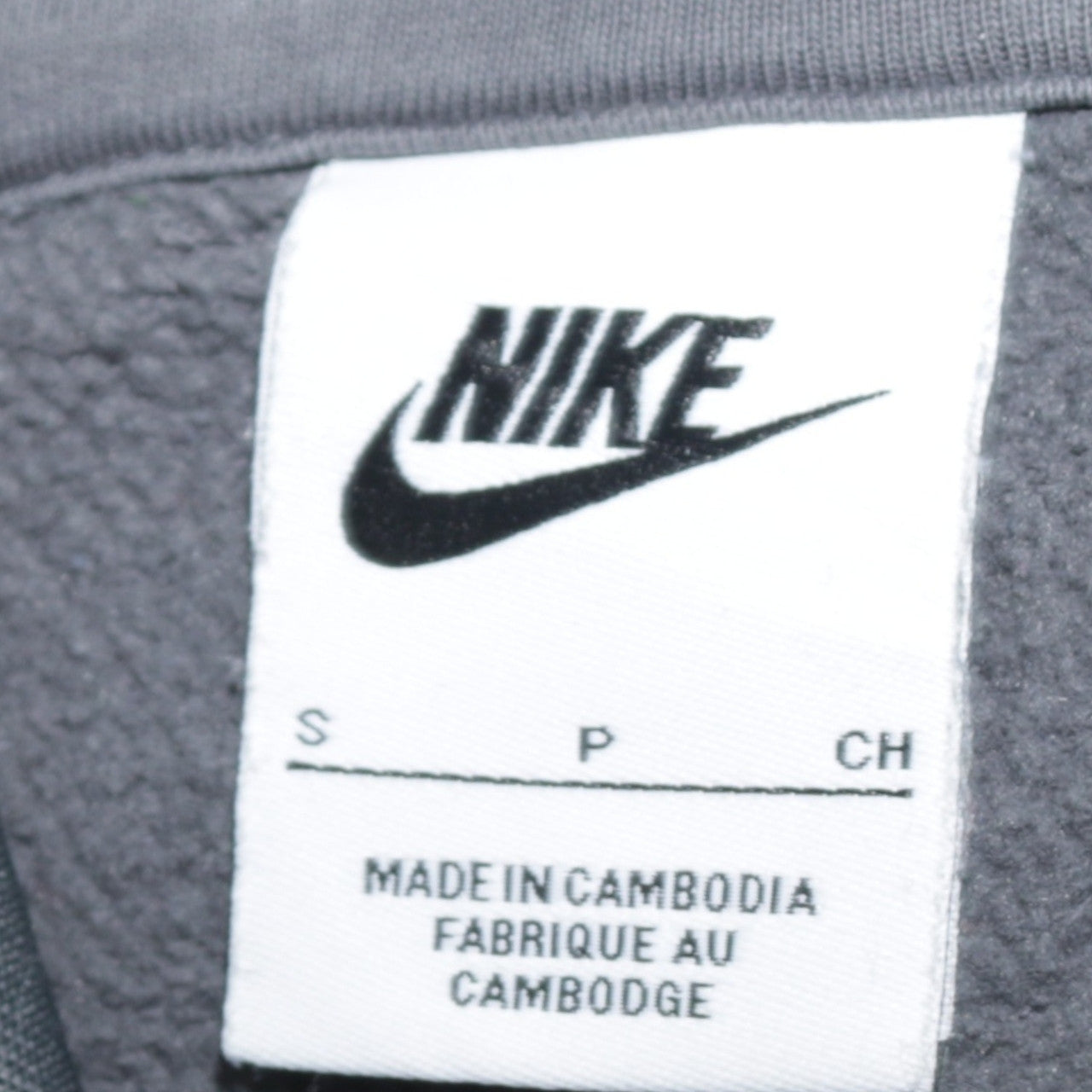 Mens UK Size S Nike Grey Pullover Hoodie
