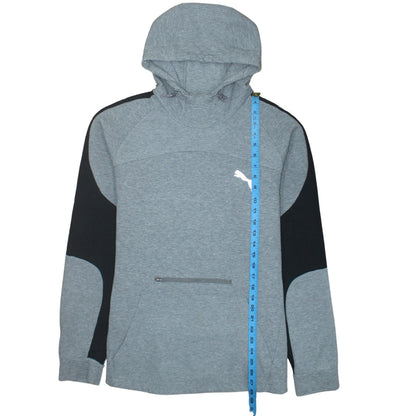 Mens UK Size XL PUMA Grey Pullover Hoodie