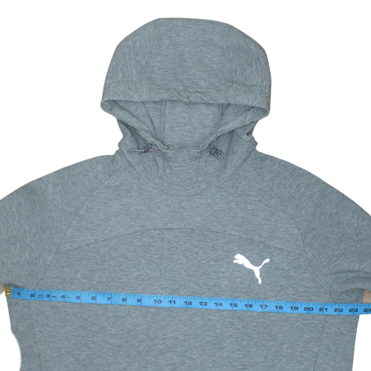 Mens UK Size XL PUMA Grey Pullover Hoodie