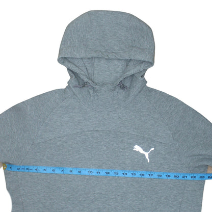 Mens UK Size XL PUMA Grey Pullover Hoodie