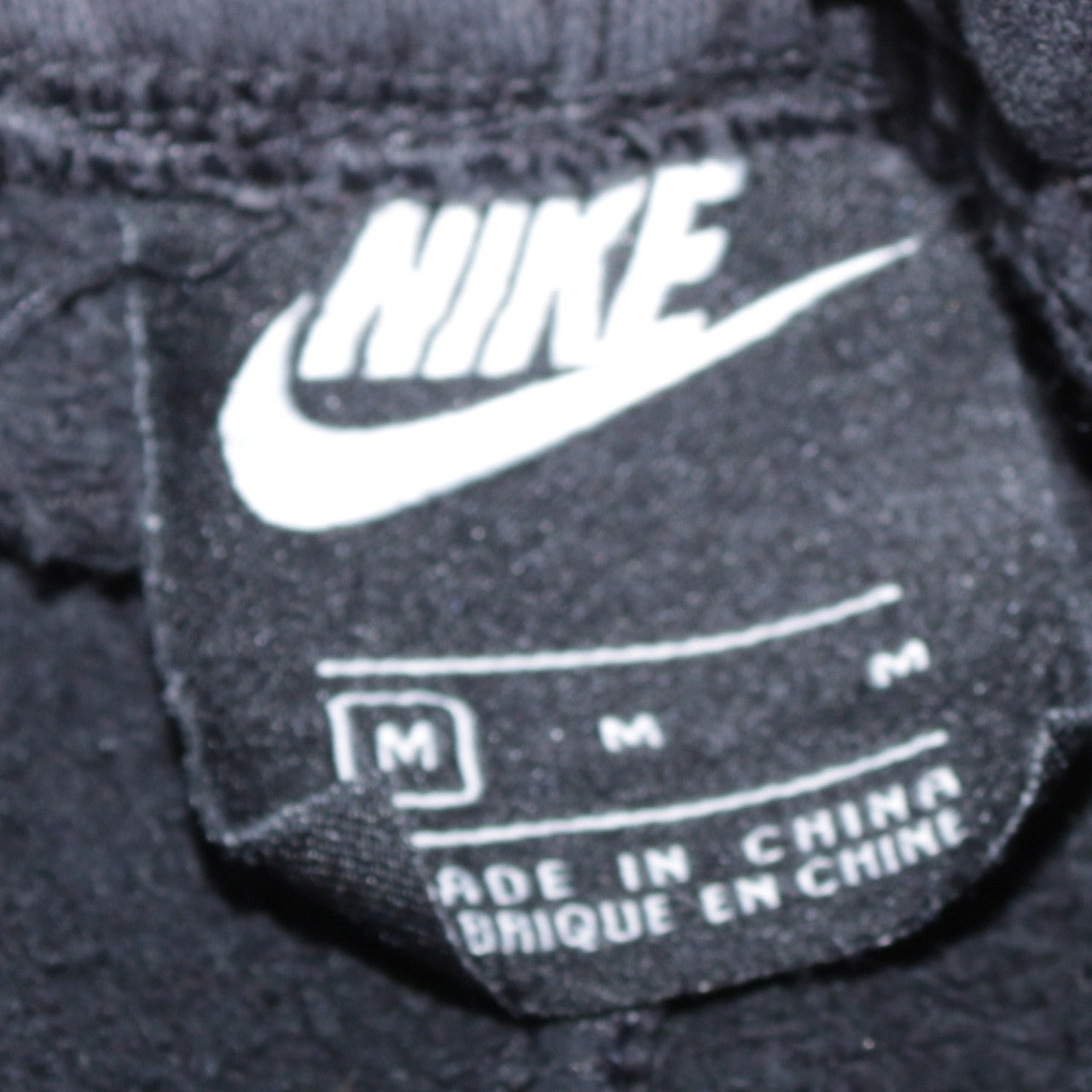 Mens UK Size M Nike Black Jogger Trousers