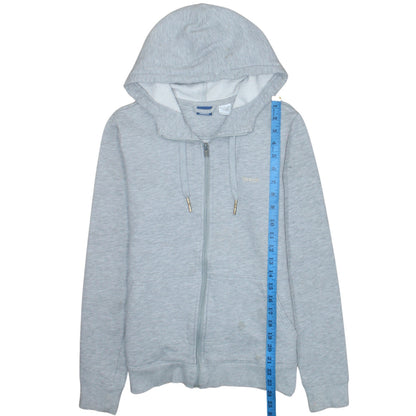 Mens UK Size M Reebok Grey Full Zip Hoodie