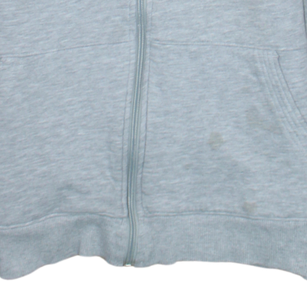Mens UK Size M Reebok Grey Full Zip Hoodie
