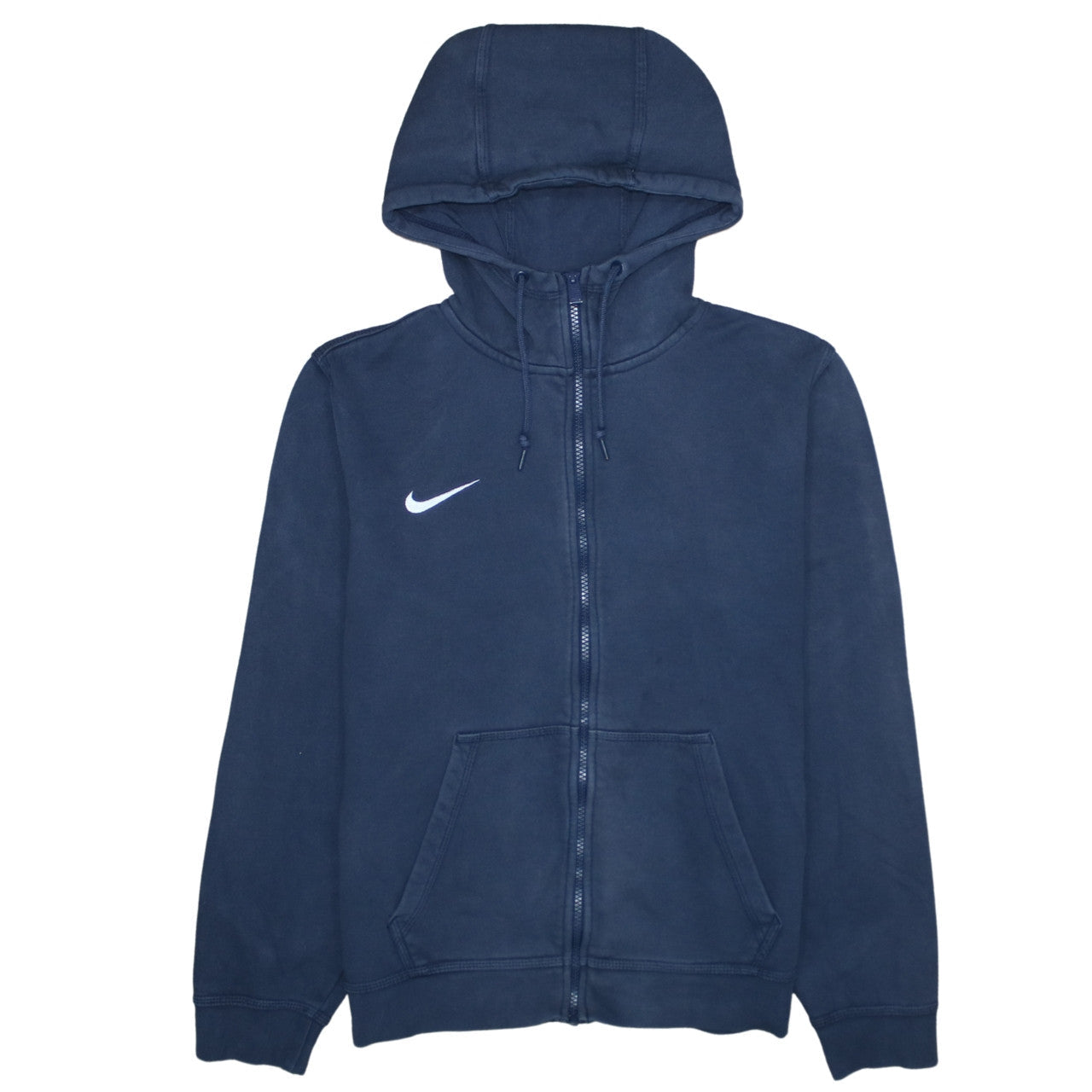 Mens UK Size M Nike Blue Full Zip Hoodie