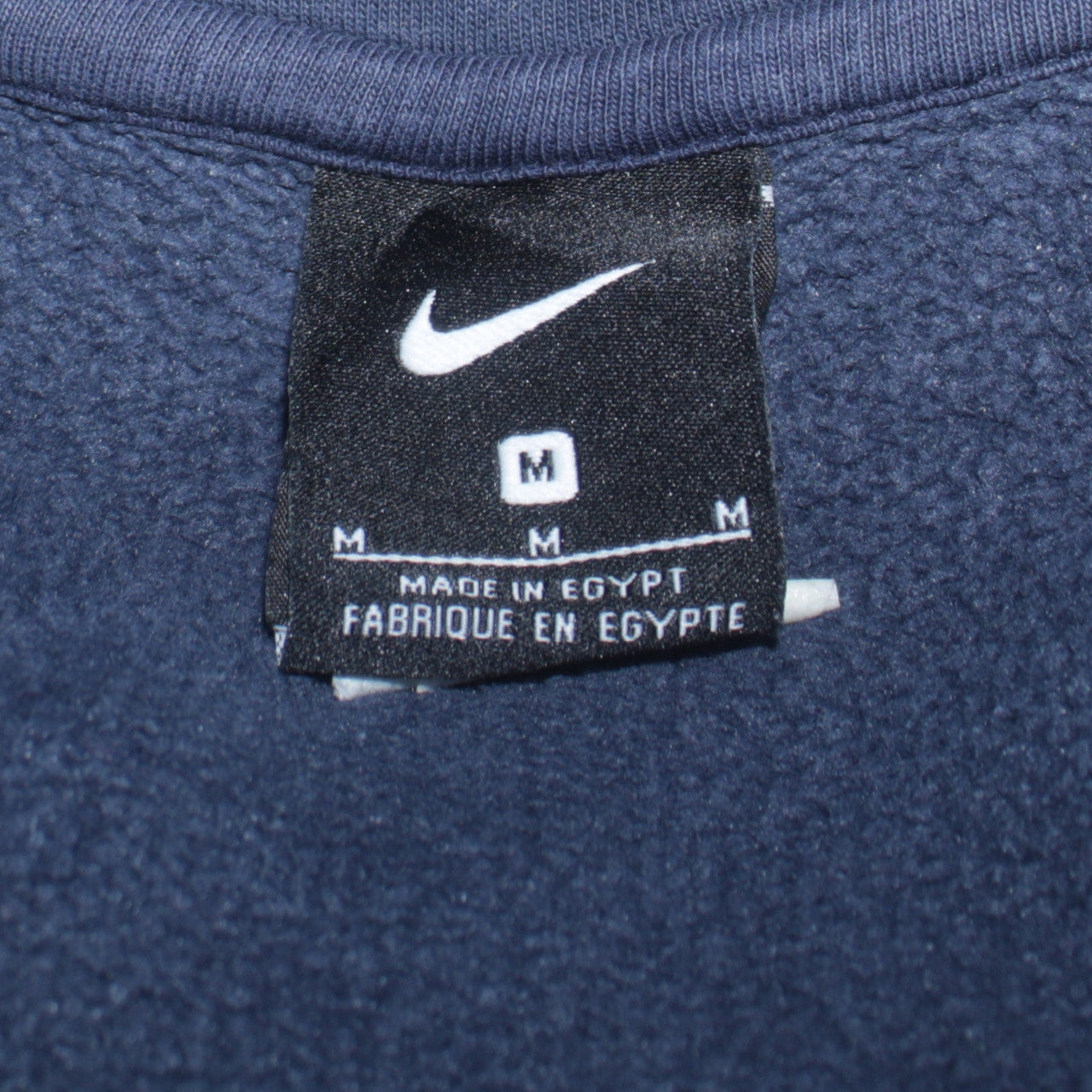 Mens UK Size M Nike Blue Full Zip Hoodie