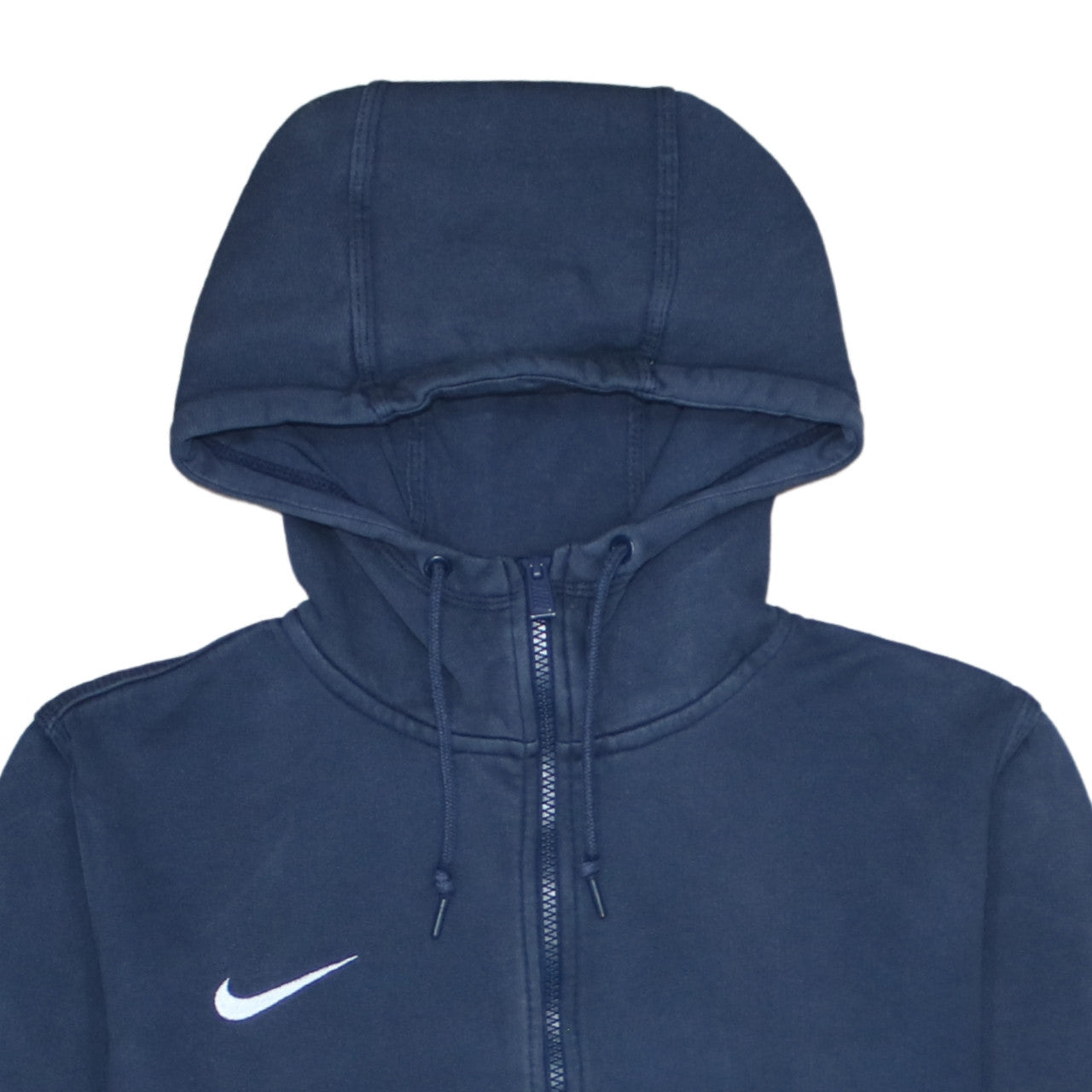 Mens UK Size M Nike Blue Full Zip Hoodie