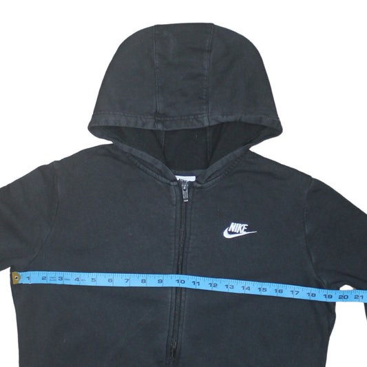 Boys UK Size XL Nike Black Full Zip Hoodie