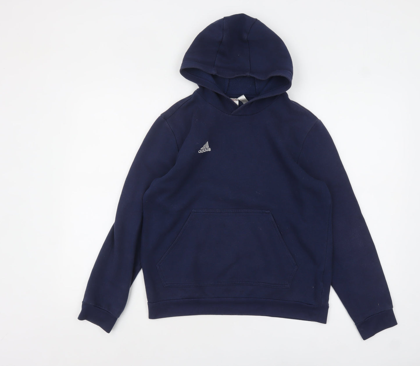 Boys UK Size 13-14 Years adidas Blue Pullover Hoodie