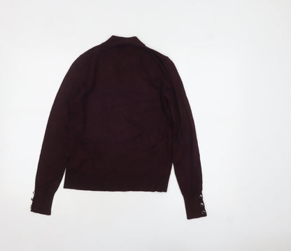 Womens UK Size 8 Nobody's Child Purple Pullover Jumper
