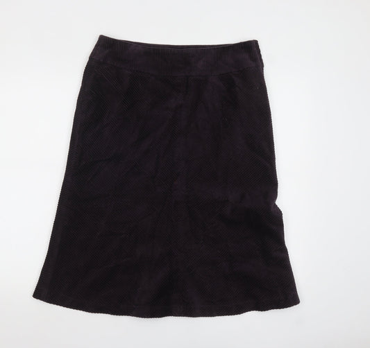 Womens UK Size 14 H&M A-Line Corduroy Skirt