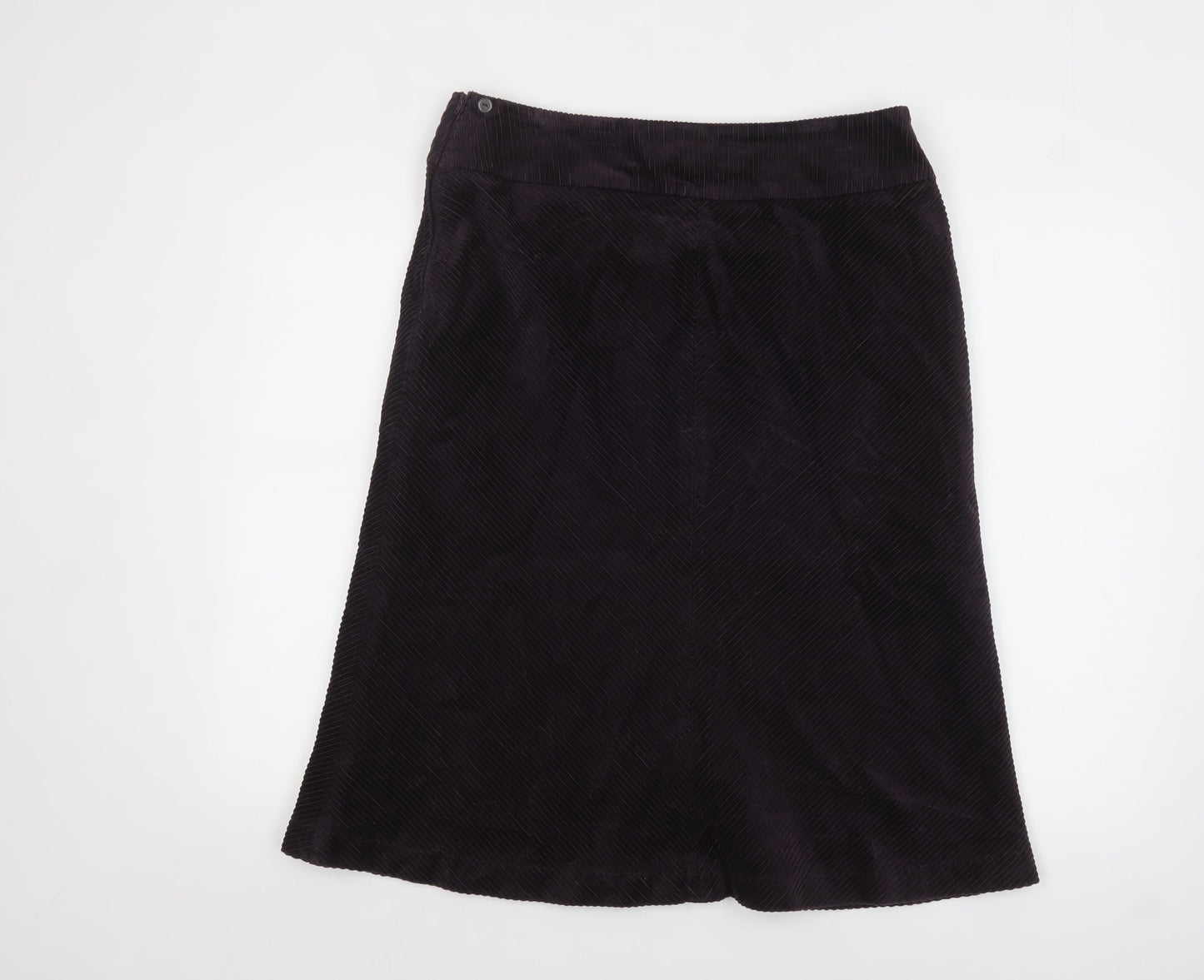 Womens UK Size 14 H&M A-Line Corduroy Skirt