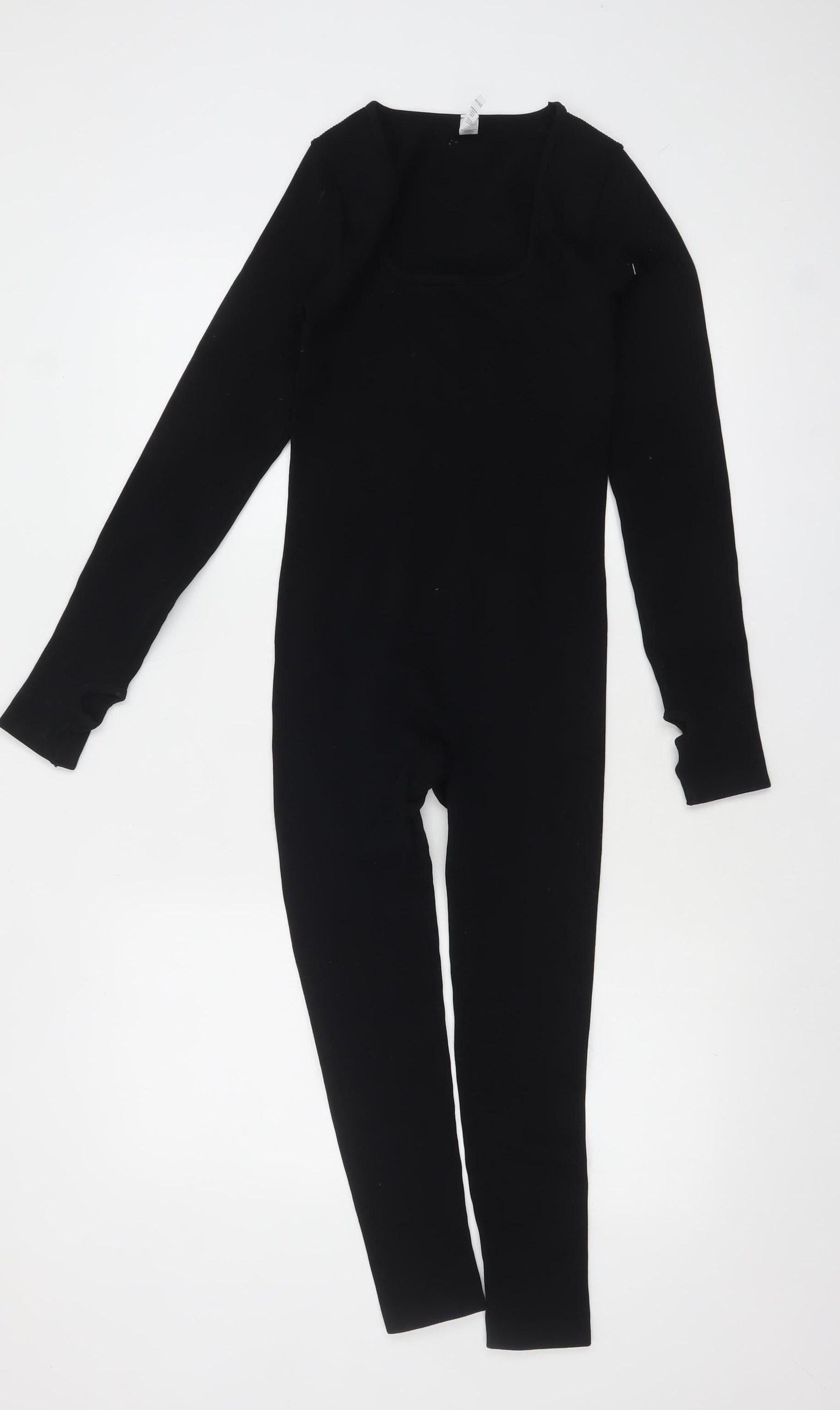 Womens UK Size S MOOSLOVER One-Piece Black Catsuit