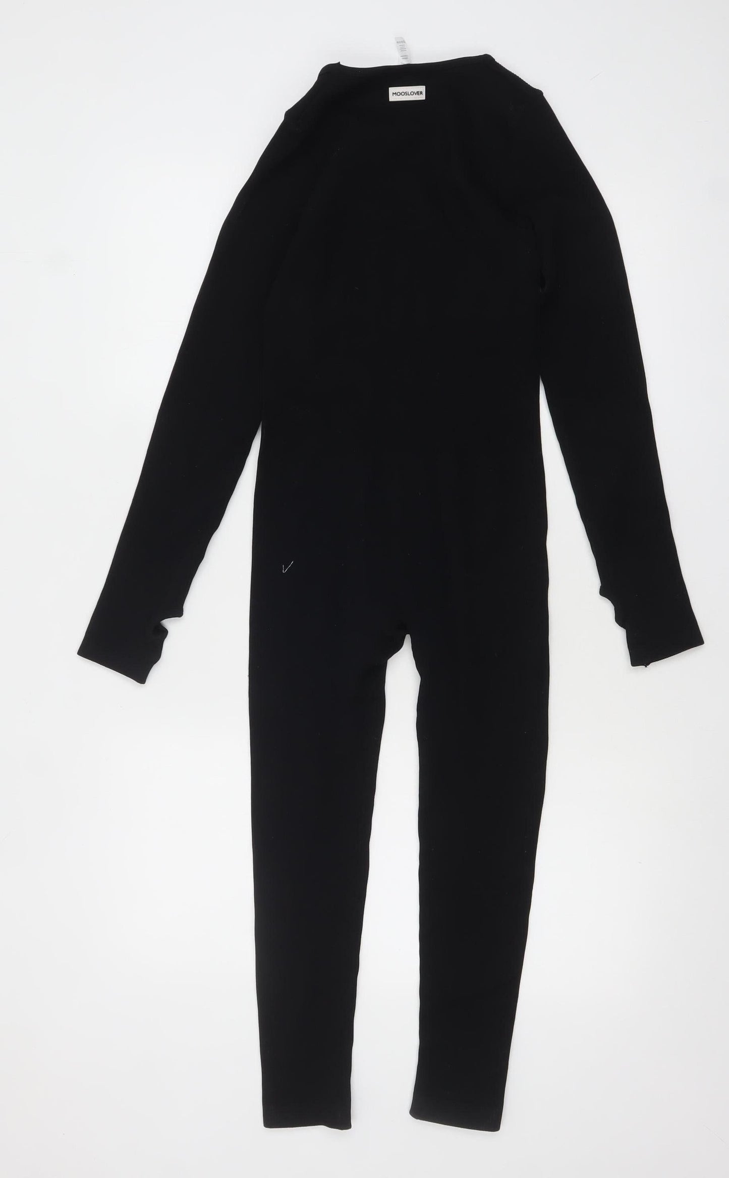 Womens UK Size S MOOSLOVER One-Piece Black Catsuit