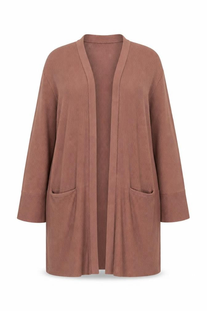Womens UK Size 18 ASOS Brown Cardigan Jumper