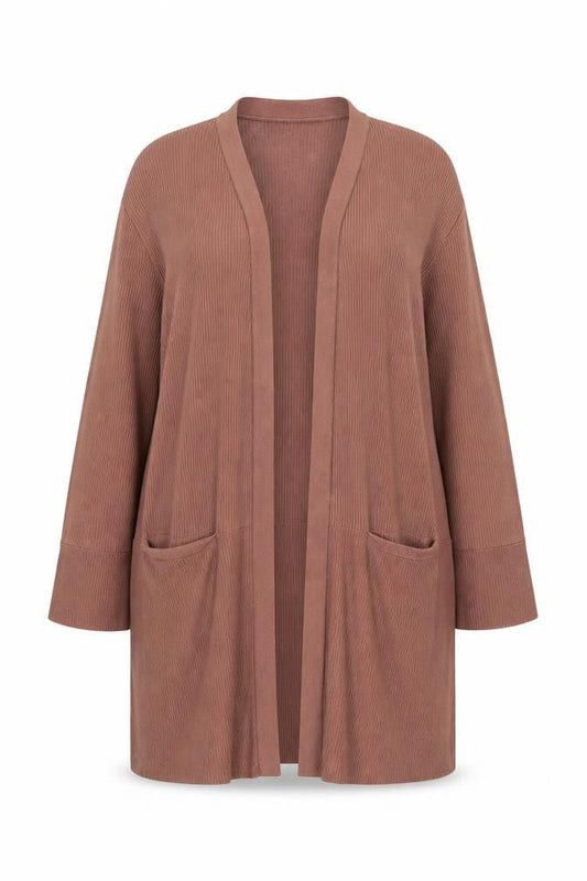 Womens UK Size 18 ASOS Brown Cardigan Jumper