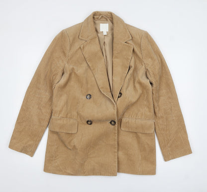 Womens UK Size 12 H&M Regular Beige Blazer