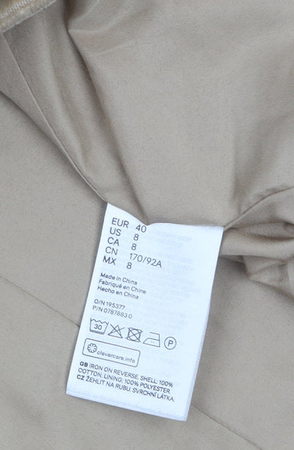 Womens UK Size 12 H&M Regular Beige Blazer