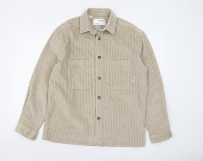 Mens UK Size S Selected Homme Beige Basic Jacket