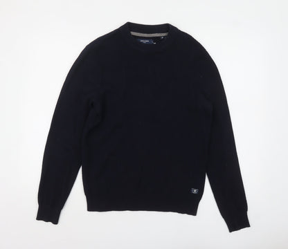 Mens UK Size M JACK & JONES Black Pullover Jumper