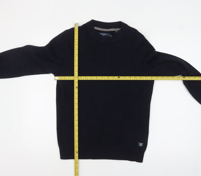 Mens UK Size M JACK & JONES Black Pullover Jumper