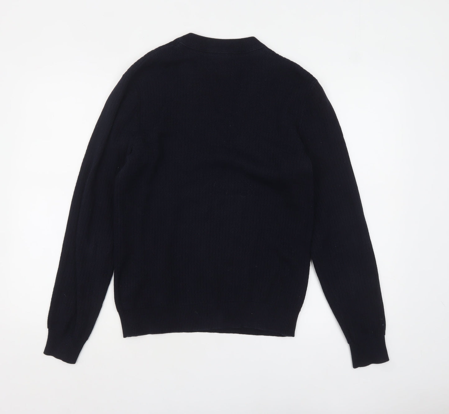 Mens UK Size M JACK & JONES Black Pullover Jumper