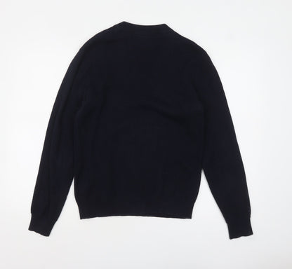 Mens UK Size M JACK & JONES Black Pullover Jumper