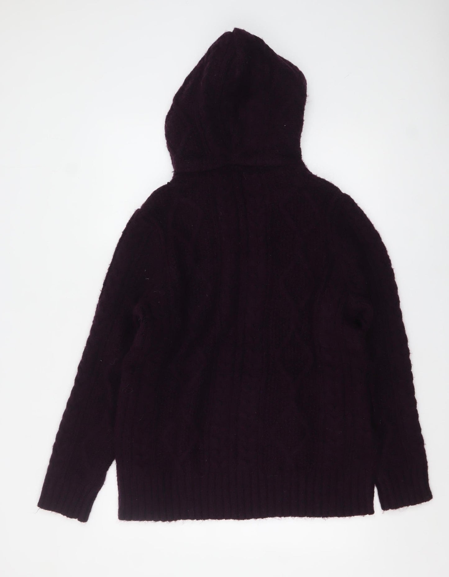 Womens UK Size 16 Cotton Traders Purple Full Zip Jumper