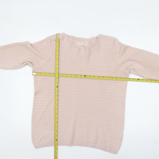 Marks and Spencer Women Pink Size 20 Crew Neck Acrylic Jumper
