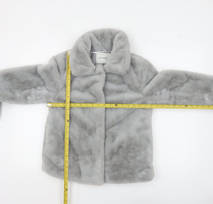 Womens UK Size XS George Grey Overcoat