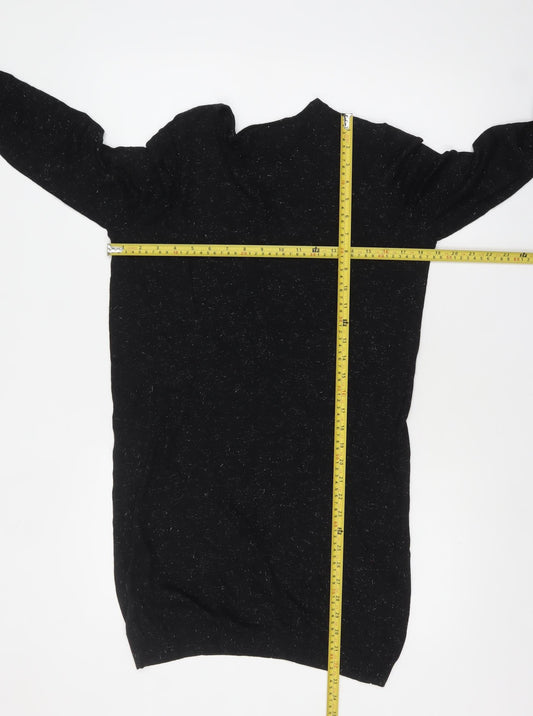 Whistles Women's Black Long Sleeve Crew Neck Pullover Jumper Size 10