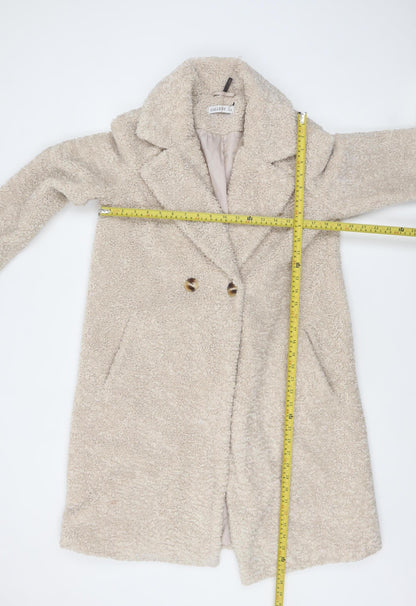 Womens UK Size 8 Gallery Beige Overcoat