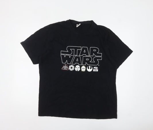 Mens UK Size L Pyjamas.com Black  T-Shirt