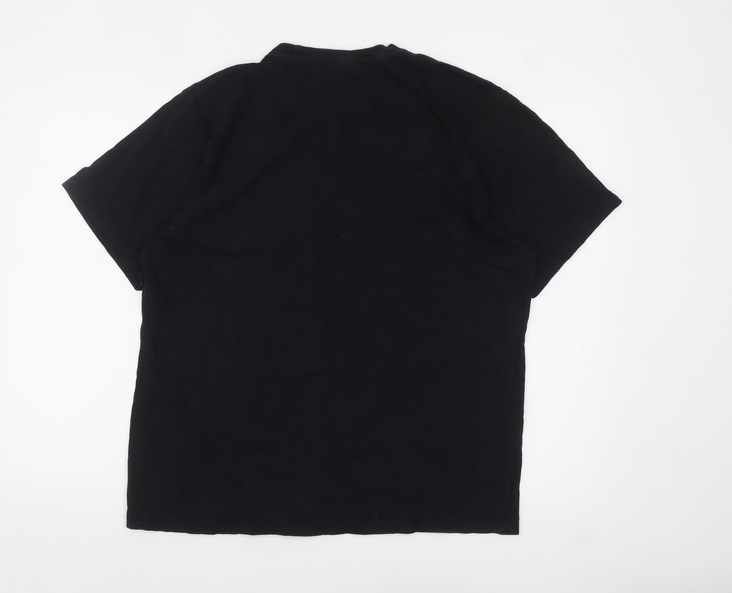 Mens UK Size L Pyjamas.com Black  T-Shirt